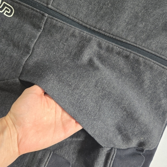 Under Armour Project rock dark grey all day hustle mens zip hoodie sz LG - Picture 4 of 7